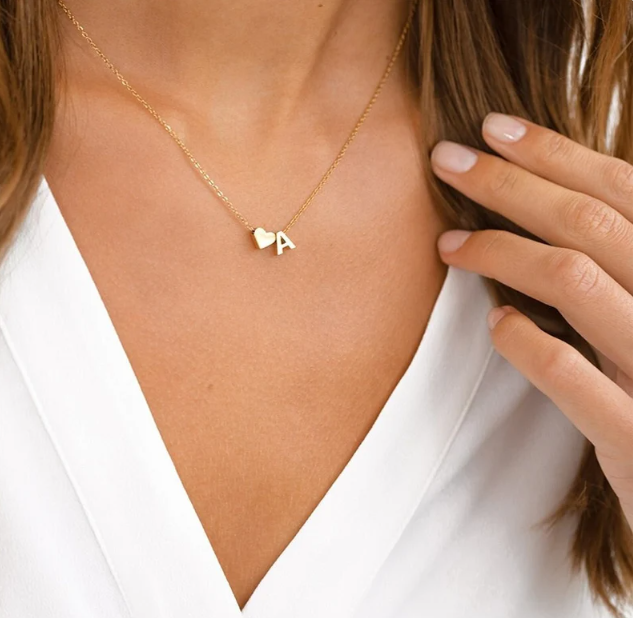PERSONALIZED INITIAL NECKLACE 14K BEST SELLER